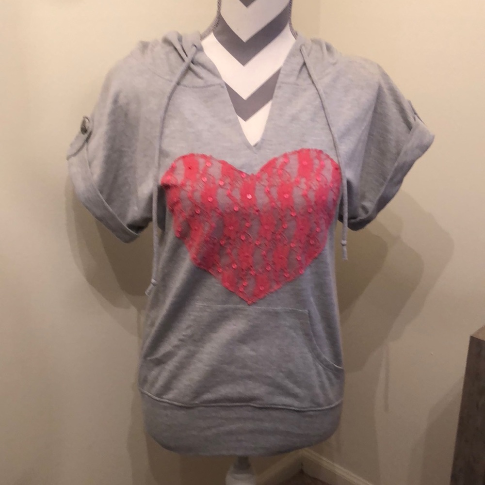 💕Short sleeve hoodie💕
